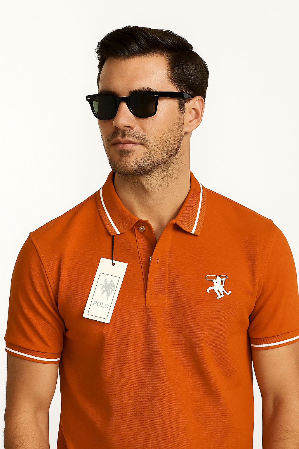 Classic Orange Polo Shirt