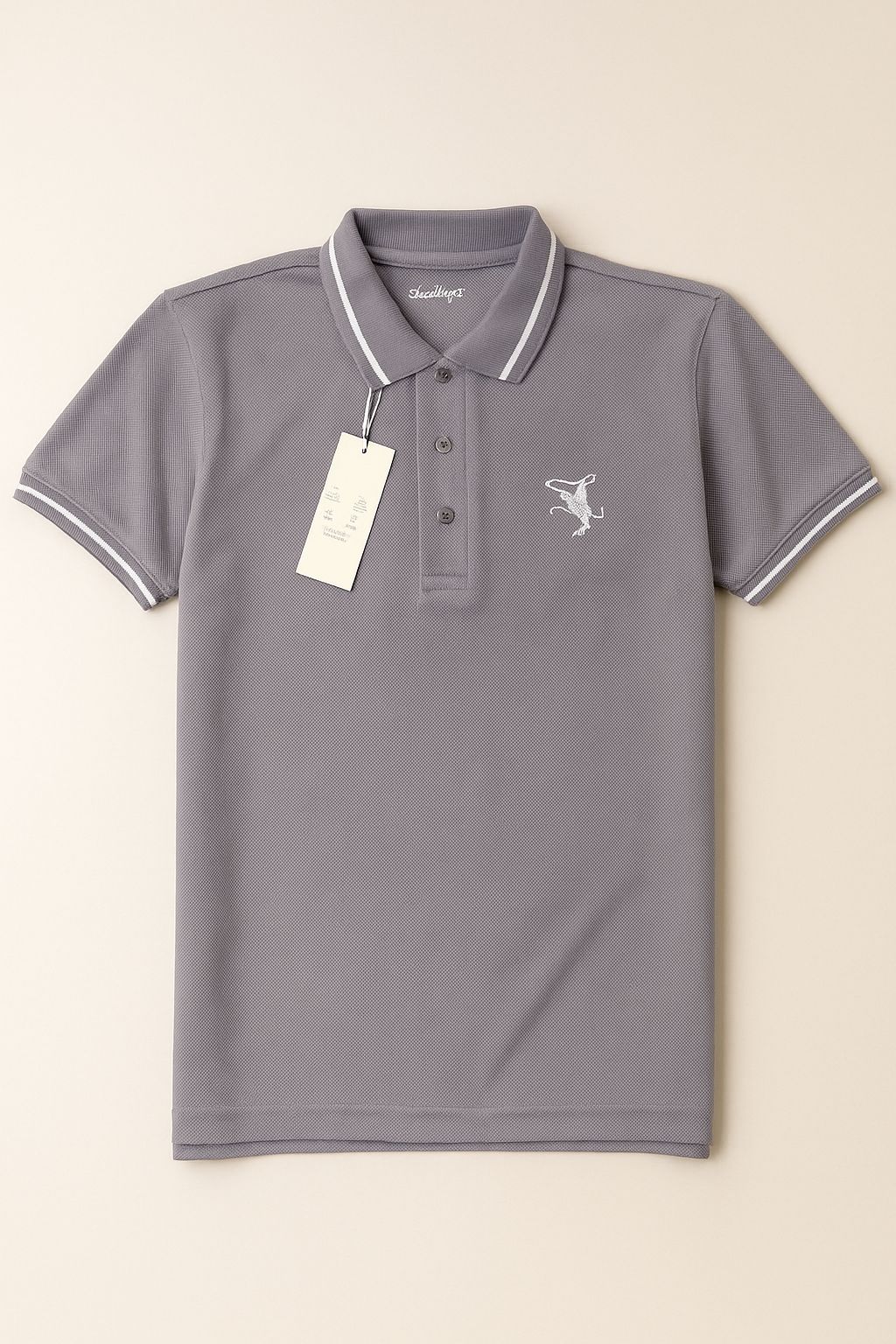 Classic Grey Polo Shirt