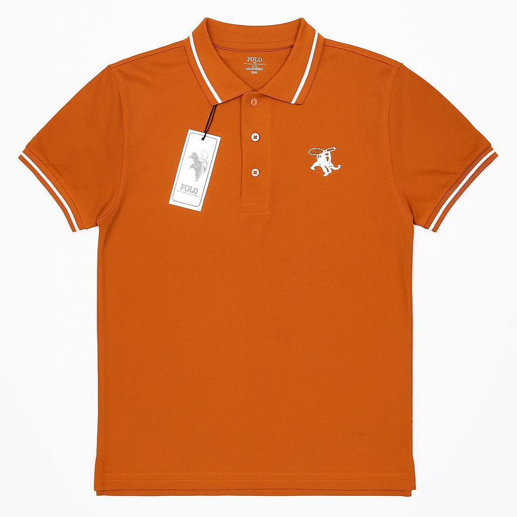 Classic Orange Polo Shirt