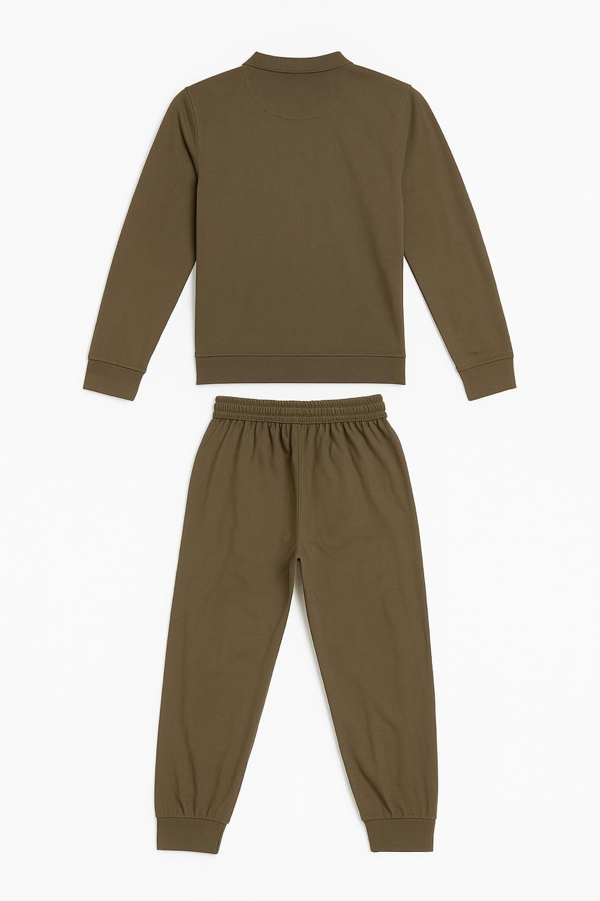 Men’s Classic Light Brown  Tracksuit Set